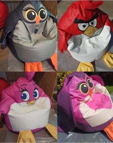 Fotelje: Novi Lazy bagovi, sašiveni duplim šavom sa koncem extra jačine. Naše — 1