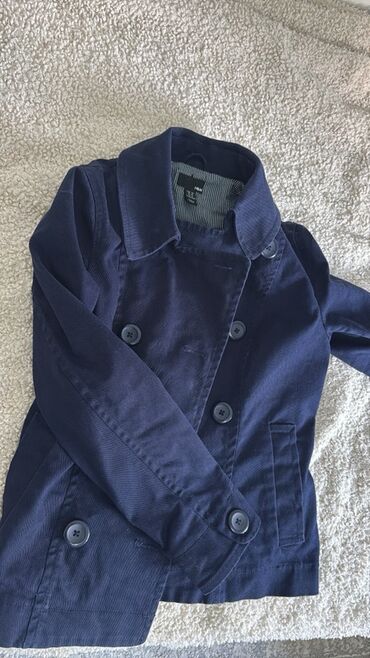 Верхняя одежда: Пальто-пиджак H&M - Цвет: темно‑синий (navy) - Фасон: двубортный