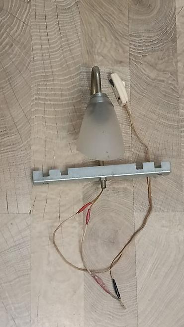 spot isiq: Divar lampası – təkspot - Material: mat şüşə plafon, metal korpus və — 1