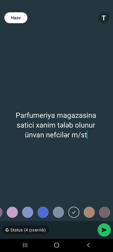 vakansiya lənkəran: Satış məsləhətçisi tələb olunur, Yalnız qadınlar üçün