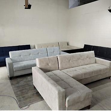 Ev və bağ: Künc və düz divan dəstləri – müasir minimal dizayn - Model: sadə, düz — 1