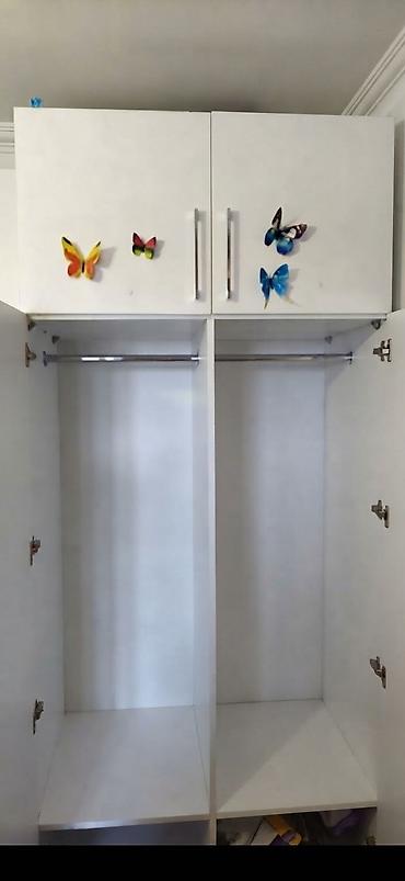 Dolablar: İşlənmiş, 2 qapılı, Siyirməli, Ağ, Açılan, Düz dolab — 4
