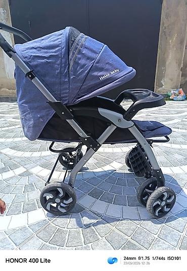 Uşaq dünyası: Uşaq arabası – “Hello Baby” brendi, mavi rəng. Xüsusiyyətlər: - — 1