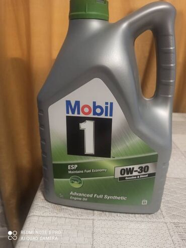 mühərrik yağları: Mobil 1, 5 л, 0w30