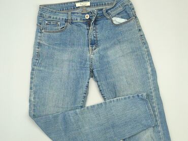 spódnice jeansowe z falbanami: Jeans, L (EU 40), condition - Good