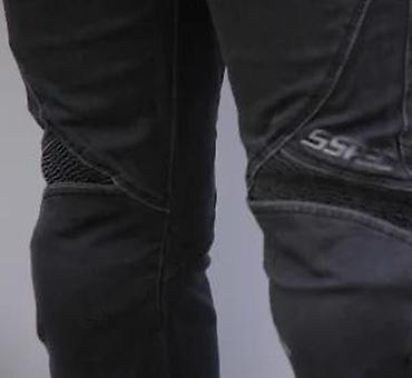 Farmerke: Muške motociklističke farmerke – tamno siva - Kroj sa ojačanjima i — 22