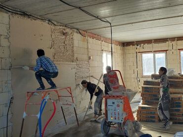 Штукатурка, шпаклевка: Штукатурка стен, Штукатурка потолков, Шпаклевка стен Больше 6 лет опыта — 9