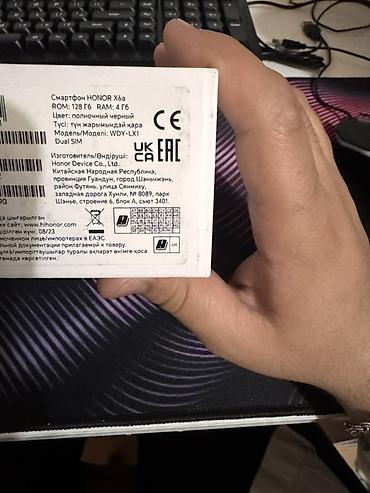 honor 100: Honor X6a, 128 GB, rəng - Qara, İki sim kartlı — 2