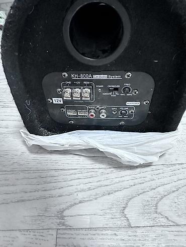 электро детали: Автомобильный сабвуфер в корпусе (труба) Pioneer 1300W с встроенным — 2
