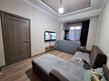 однушка продажа: 1 бөлмө, 32 кв. м, Элитка, 7 кабат, Евроремонт