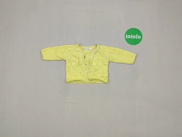 sweterek żółty: Children's bolero 1-3 months, condition - Good