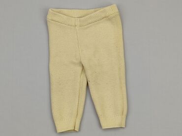 żółty trencz: Spodnie dresowe, 9-12 m, stan - Dobry