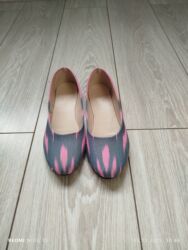 обувь 43 размер: Балетки женские, закрытый носок, без каблука. - Материал верха