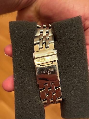 breitling saat: Breitling xronoqraf qol saatı – polad korpus və breket - Brend — 4