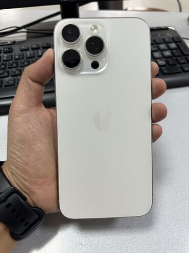 айфон 12 прл: IPhone 15 Pro Max, Б/у, 512 ГБ, White Titanium, 87 %
