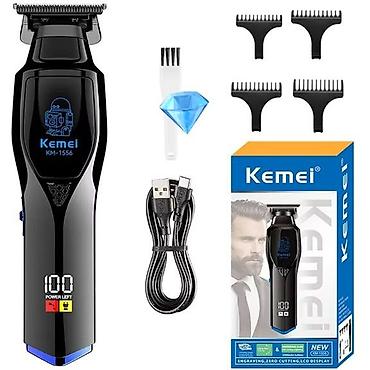 Бытовая техника: Kemei KM-1556 professional saç və saqqal trimmeri - LCD displey — 1