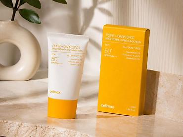 оксид цинка: Солнцезащитный крем против пигментации Celimax Pore + Dark Spot — 5