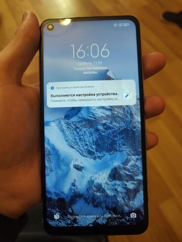 Xiaomi: Xiaomi Redmi Note 9, 64 GB, rəng - Ağ, 
 Sensor, Barmaq izi, İki sim kartlı