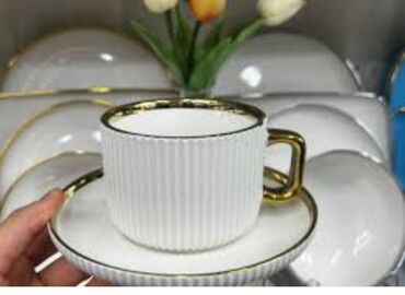Çay dəstləri və servizlər: Çay dəsti, Keramika, 1 nəfərlik