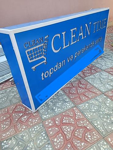 Reklam lövhələri: Az işlənib diot işıqlıdi uzunlugu. 170*80 eni. üzünü dəyişmək — 3
