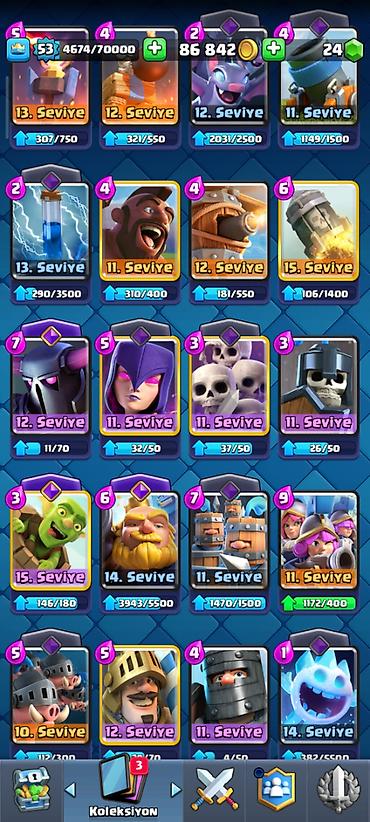 clash royale hesabı: Clash royale hesabıdı çox eziyyet var hesabda hesaba royale pass — 5