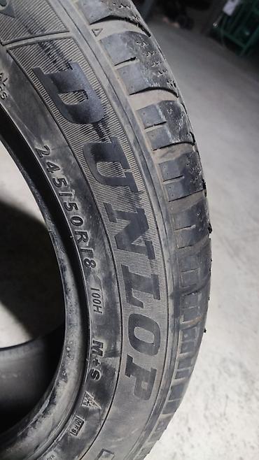 Унаа: Шиналар 245 / 50 / R 18, All-season, Колдонулган, 1 даана, Жеңил унаалар, Германия, Dunlop — 3