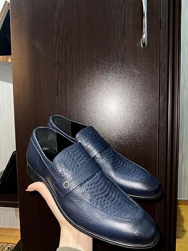 mavi mokasinlər: Məhsul: Kişi loafers ayaqqabısı - Rəng: Tünd mavi (navy) - Modell — 3