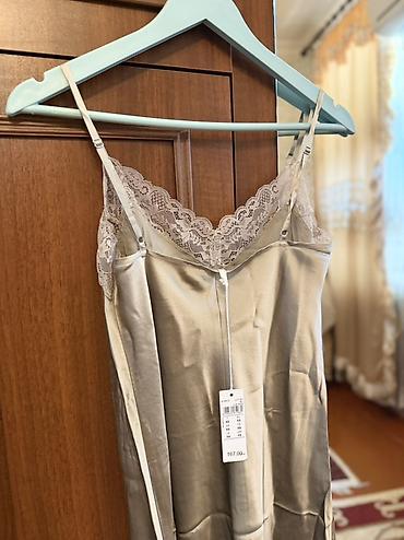 kombinezon: Intimissimi atlas kombinezon (slip) 100% silk yeni kolleksiya istifadə — 3