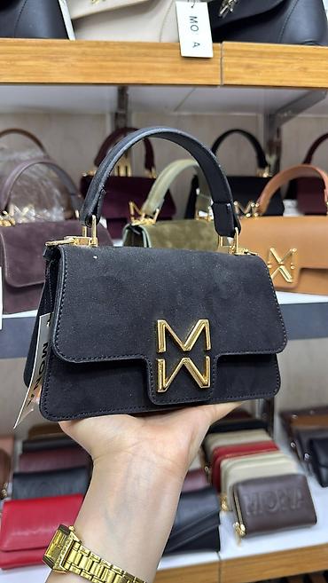 Torbe: Mini torba sa ručkom – model “M” logo - Struktura: kompaktna — 7