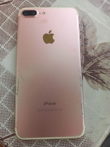 i̇şlənmiş telefonlar: IPhone 7 Plus, 128 ГБ, Розовый, Отпечаток пальца