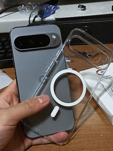 pul shark: Google Pixel 9 Pro XL, Б/у, 256 ГБ, цвет - Серый, 2 SIM — 2