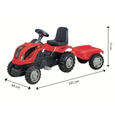 h m teksas jakne za devojcice: 🚜 Traktor na pedale sa prikolicom 🚜 🤠 je dečije vozilo namenjeno