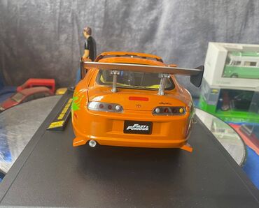 Avtomobil modelləri: Коллекционная модель Toyota Supra A80 Orange 1995 Jada Toys Art — 19