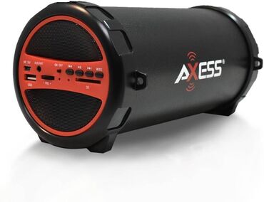 портативные колонки marley: Axess 1031 Красный Громкий Портативный Тяжелый Бас