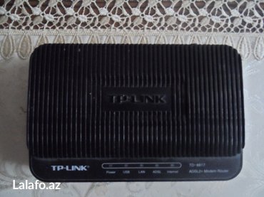 Modemlər və şəbəkə avadanlıqları: Modem ağ- dial up (1 portlu)-5 manato biri qara (tp-lİnk)-1portlu-10 — 7