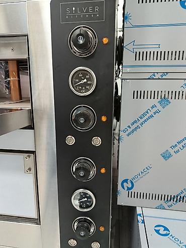 Для кафе, ресторанов: Печь для пиццы Silver Kitchen, 4-камерная (этажная), электрическая — 3