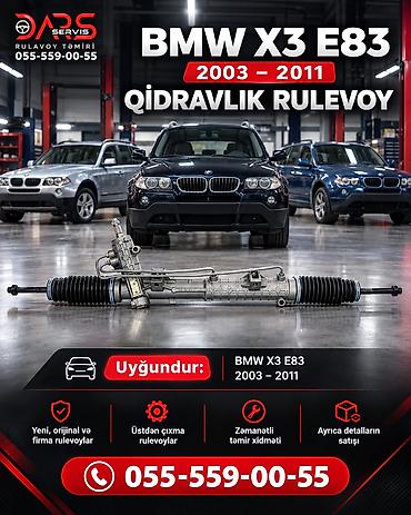 jetour: BMW X3 E83 — Qidravlik RULEVOY ƏSAS OEM / EEM: 32103444366 ⚙️ — 1