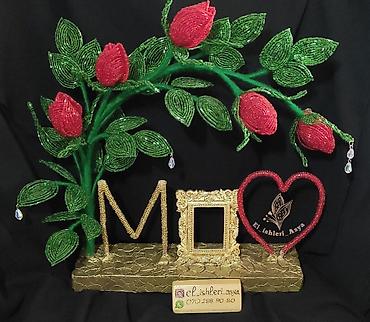 Bitkilər üçün dibçəklər: Muncuqdan el ishleri — 6