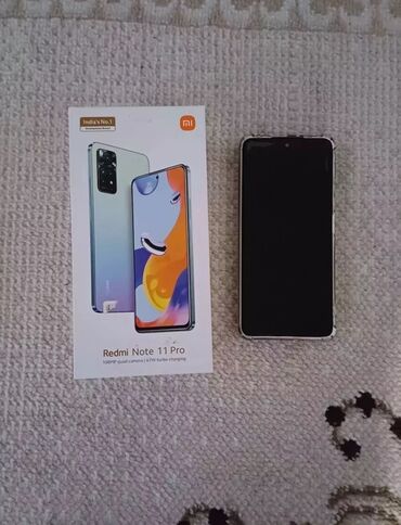 телефон panasonic: Xiaomi, Redmi Note 11 Pro, Б/у, 128 ГБ, цвет - Серый, 2 SIM