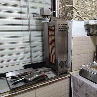Fast-food avadanlıqları paketi - Şaquli dönər aparatı: paslanmayan