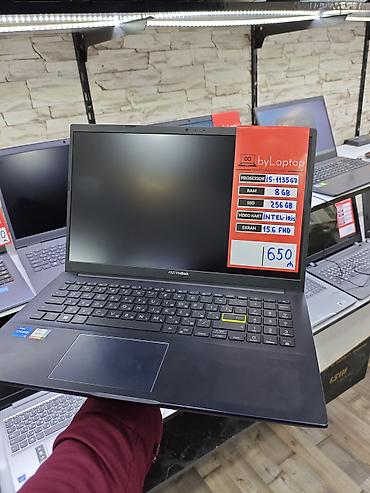 ssd yaddaş: ASUS VivoBook noutbuku Texniki göstəricilər: - Prosessor: Intel Core — 1