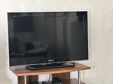 телевизор 4к: Телевизор Sony BRAVIA, диагональ примерно 32–37". Классический — 1