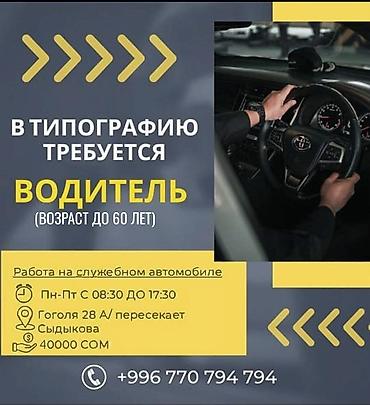 работа в доставке на своем авто: Требуется Водитель-экспедитор, Транспорт компании, Полный рабочий день, Мужчина — 1