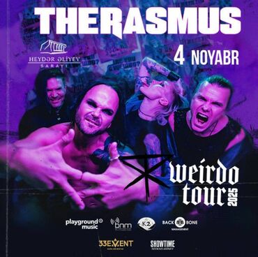 инстасамка концерт баку: THE RASMUS rok qrupunun bu gün (4 noyabr) axşam 8-de Heydər Əliyev