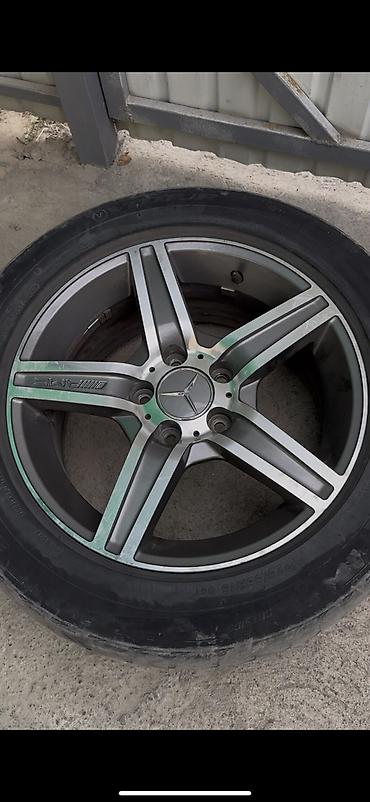 r20 28535: Литые Диски R 16 AMG, Комплект, отверстий - 5, Б/у — 1