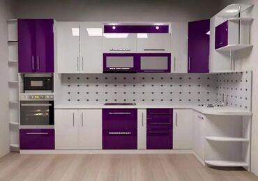 Sifarişlə mətbəx mebeli: Sifarişlə mətbəx dəsti, Özü çəkən petlələr, Sadə laminat, Kredit var, Rayonlara çatdırılma, Pulsuz çatdırılma — 6