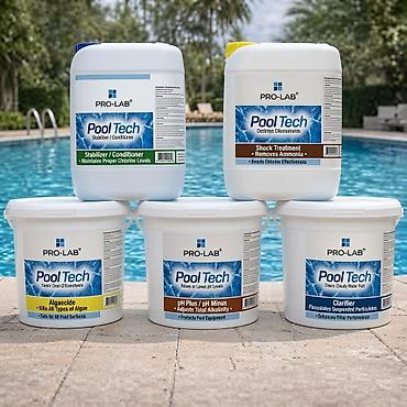 bars derman: Pooltech 5 litrlik hovuz kimyəvi dəsti (5 ədədli komplekt) Текст — 1