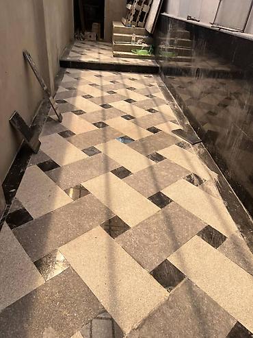 Мраморные и гранитные работы: Благоустройство частной территории: укладка гранитной плитки и — 1