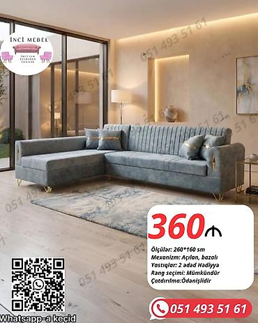 Divanlar: Künc divan, Yeni, Açılan, Bazalı, Parça, Rayonlara çatdırılma — 1