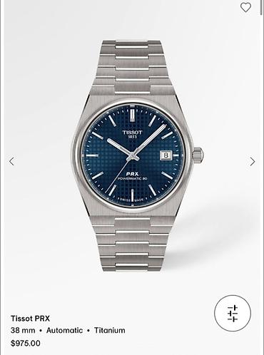 тиссот прх: Tissot PRX Powermatic 80, титан. - Материал: титановый корпус и — 1
